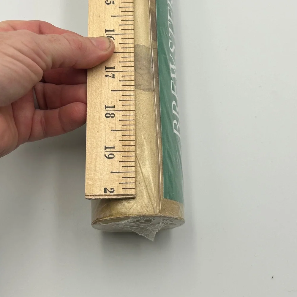 Brewster Gold Textured Wallpaper Roll FD46819 Prepasted Washable 20.5in x 33ft
